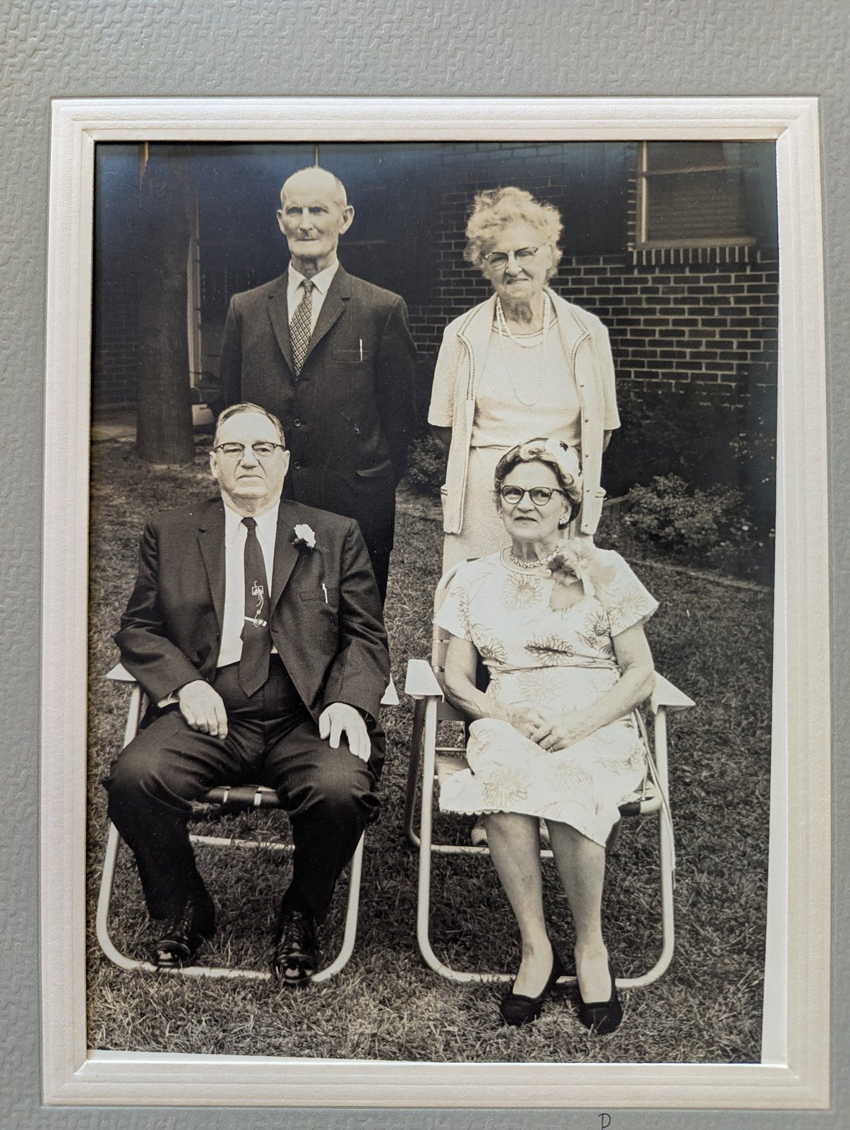 Frank and Margaret with Stiers.