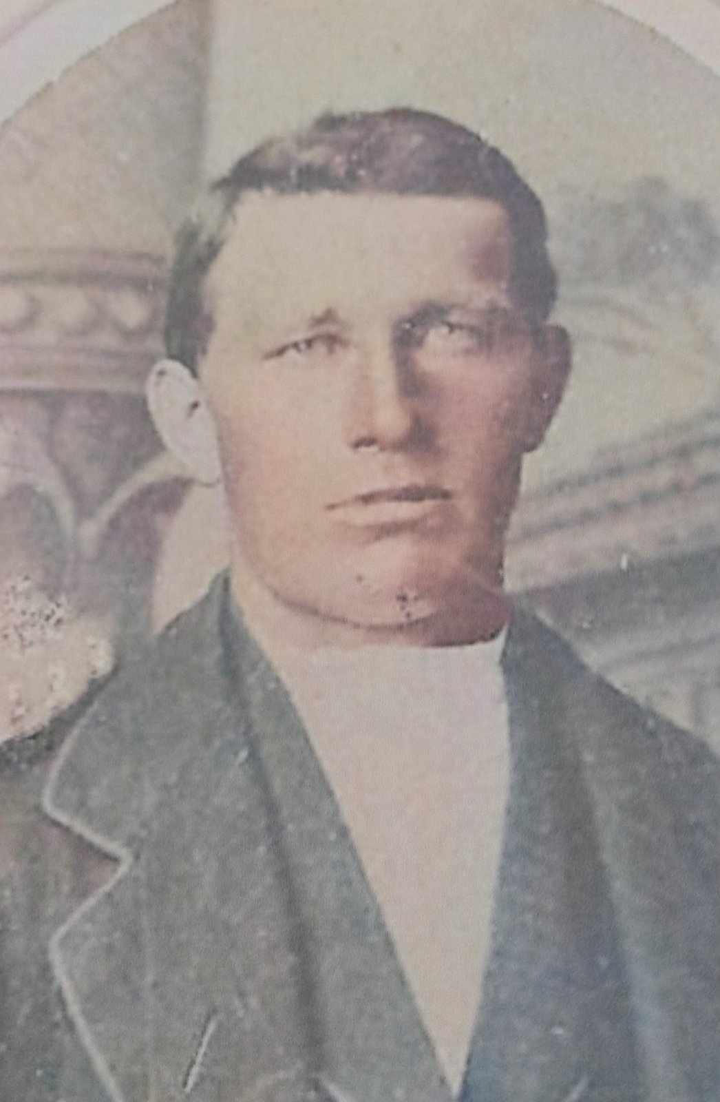 Johann Gansemer (1816-1874), Saints Peter and Paul Cemetery, Sherrill, Dubuque County, Iowa; gravestone photograph by Cheryl Locher Moonen.