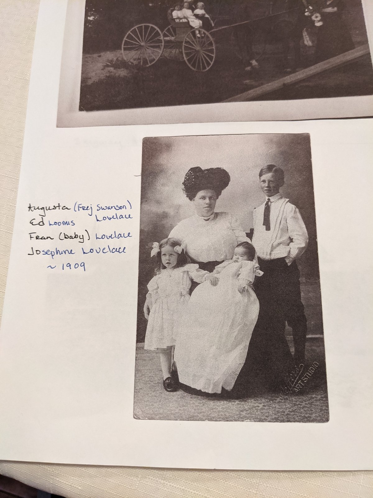 Augusta Ed Fran and Josephine.