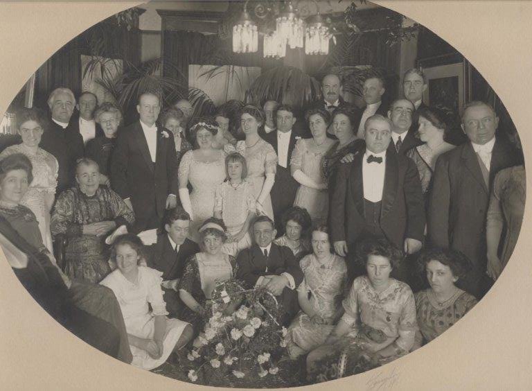 Uncle will & aunt minnie rafferty, 10th wedding anniversary.