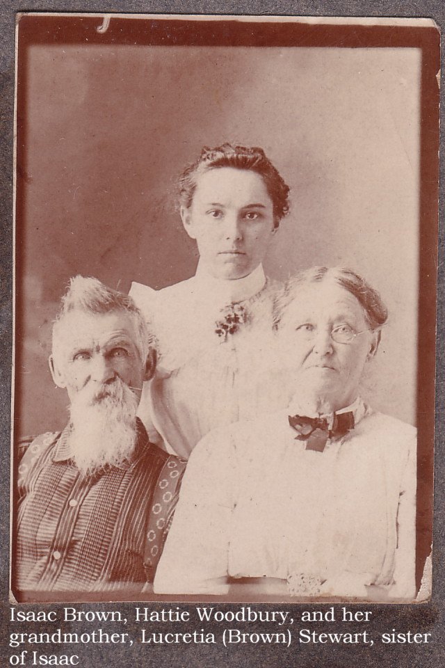 Isaac Brown, Hattie, Lucretia.