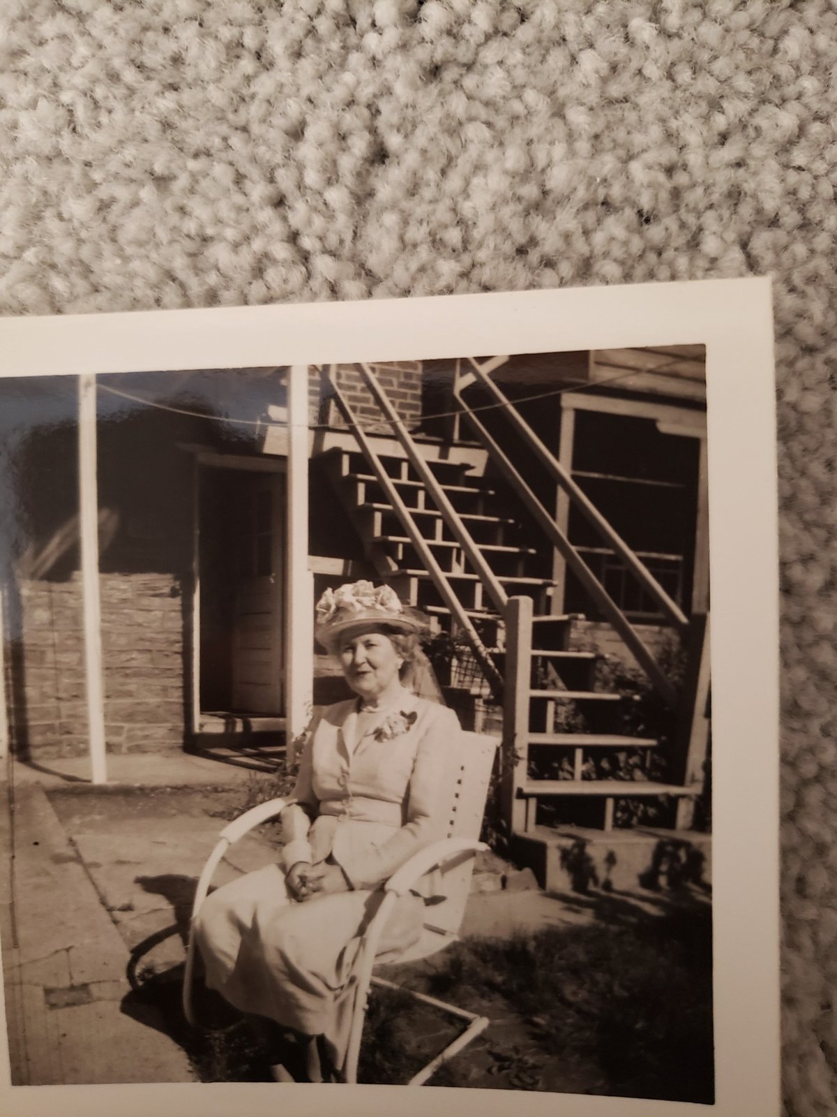 Ida Outside Home.