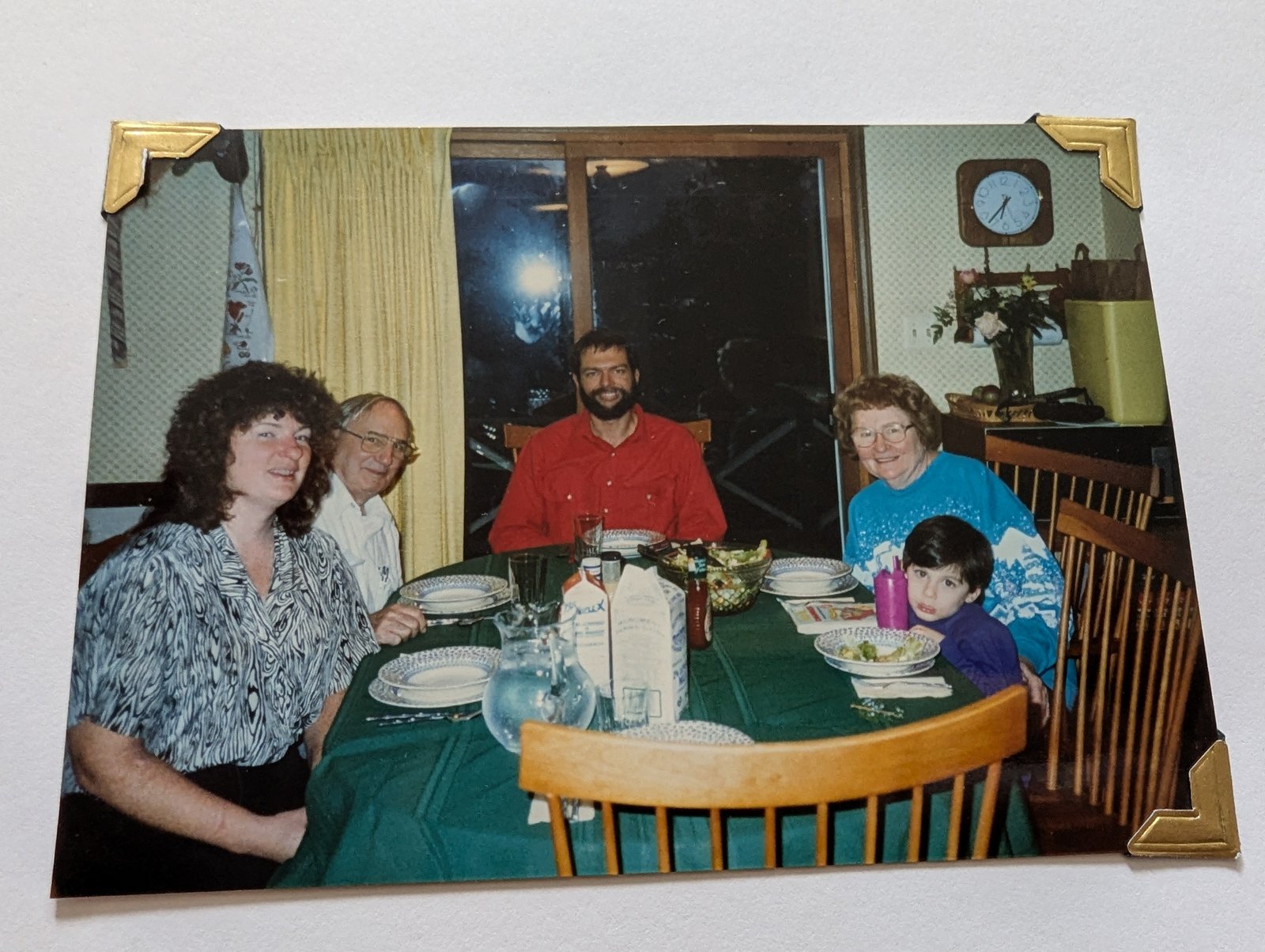 Ben and Grand Parents at Dolly and Brians.