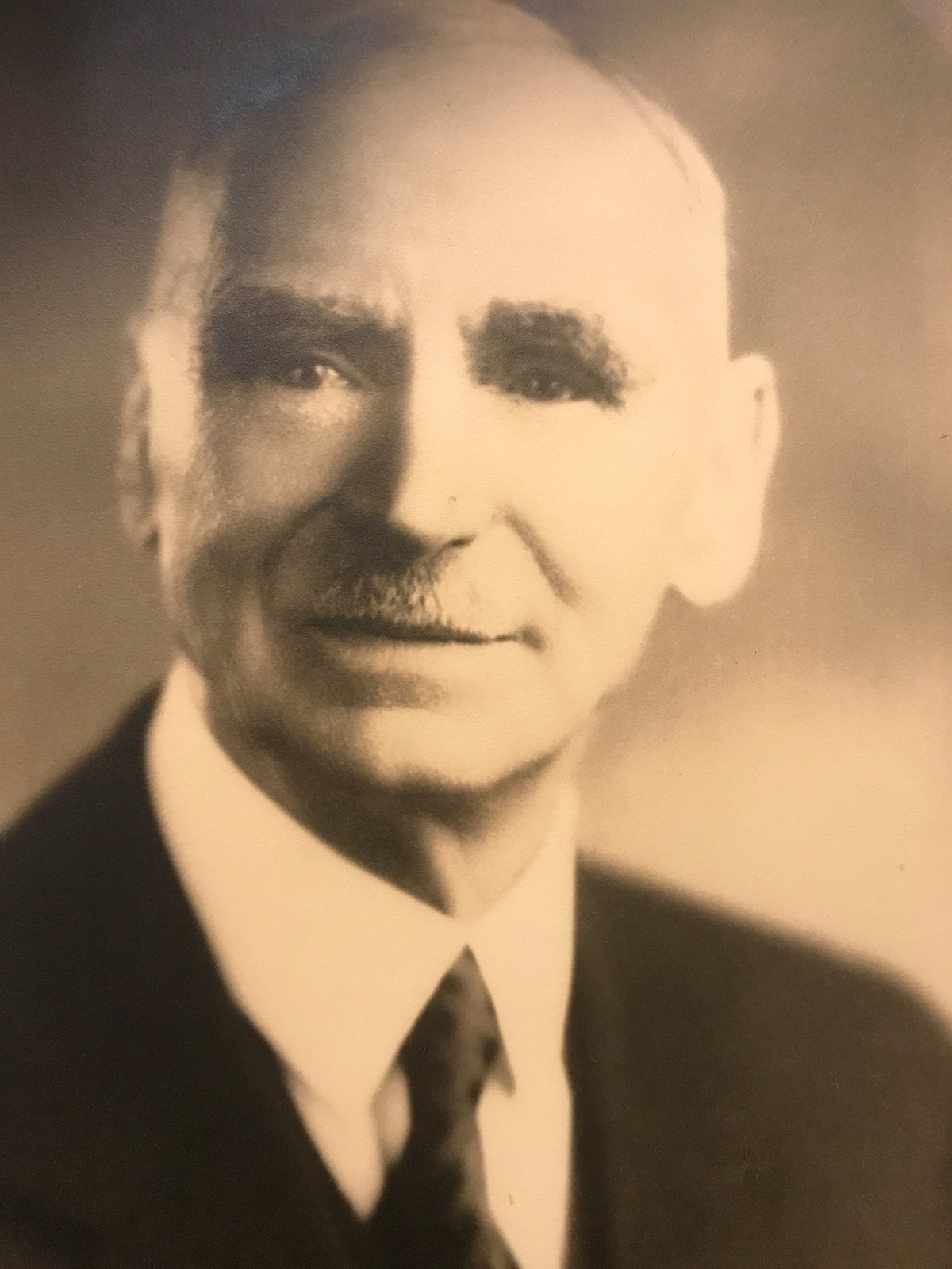 A formal studio portrait. The site records two possible identities for this ancestor, Jay Charles Grahm or William James Walker — it isn't known which one this photograph shows.